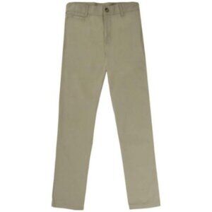 French Toast SK9464 Boys Slim Fit Double Knee Pant - Khaki